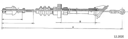 Трос CABOR 12.202E