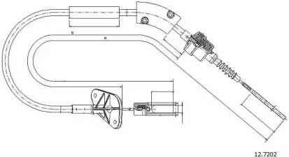 Трос CABOR 12.7202