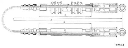 Трос CABOR 1261.1