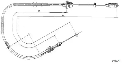 Трос CABOR 1403.4