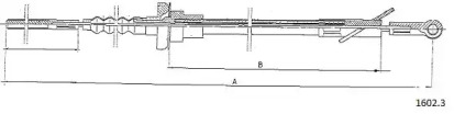 Трос CABOR 1602.3