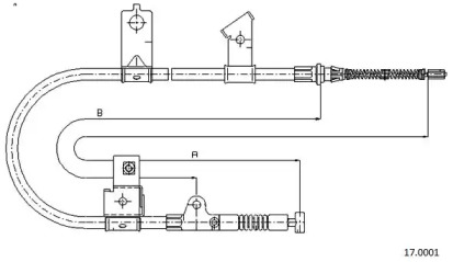 Трос CABOR 17.0001