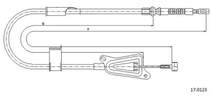 Трос CABOR 17.0123