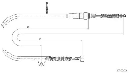 Трос CABOR 17.0202
