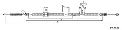 Трос CABOR 17.0328