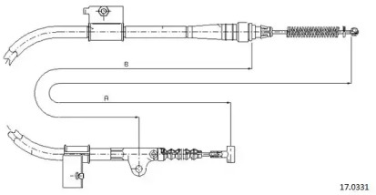 Трос CABOR 17.0331