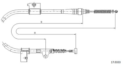 Трос CABOR 17.0333