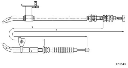 Трос CABOR 17.0543