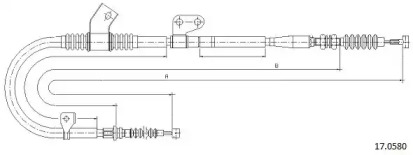 Трос CABOR 17.0580