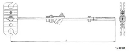 Трос CABOR 17.0581