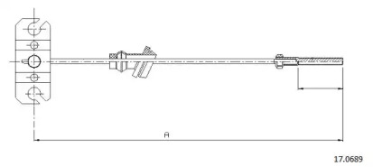 Трос CABOR 17.0689