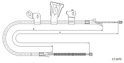 Трос CABOR 17.1072