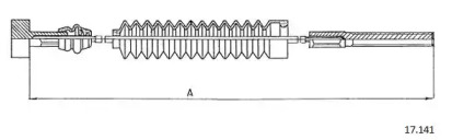 Трос CABOR 17.141