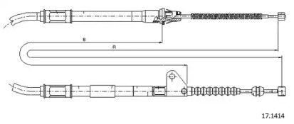 Трос CABOR 17.1414