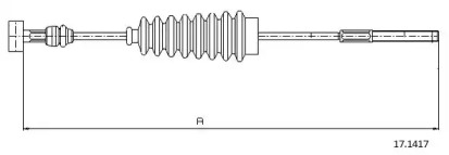 Трос CABOR 17.1417