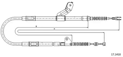 Трос CABOR 17.1418