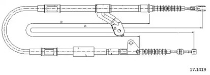 Трос CABOR 17.1419