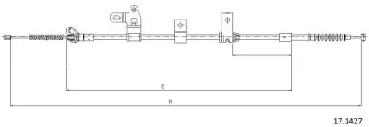Трос CABOR 17.1427