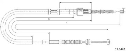 Трос CABOR 17.1447