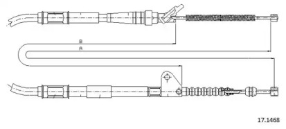 Трос CABOR 17.1468