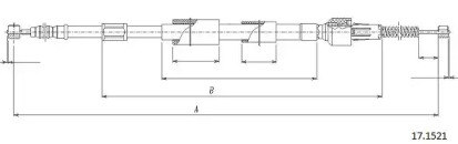 Трос CABOR 17.1521