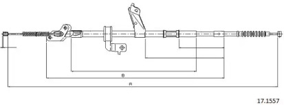 Трос CABOR 17.1557