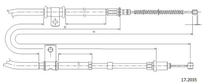 Трос CABOR 17.2035