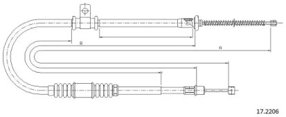 Трос CABOR 17.2206