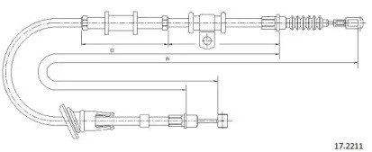 Трос CABOR 17.2211