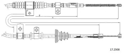 Трос CABOR 17.2508