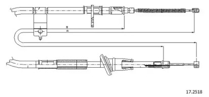 Трос CABOR 17.2518