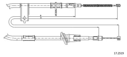 Трос CABOR 17.2519