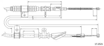 Трос CABOR 17.2521