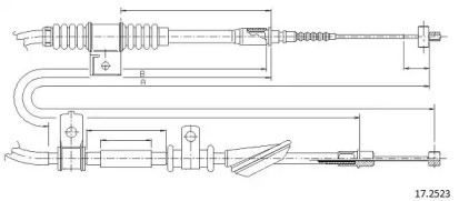 Трос CABOR 17.2523