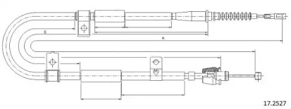 Трос CABOR 17.2527
