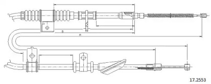 Трос CABOR 17.2553