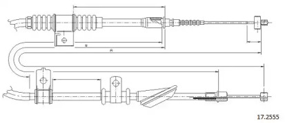 Трос CABOR 17.2555