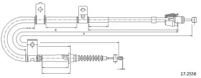 Трос CABOR 17.2556