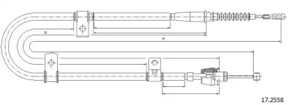 Трос CABOR 17.2558