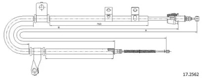 Трос CABOR 17.2562