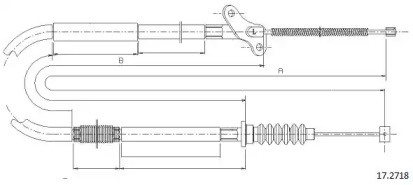 Трос CABOR 17.2718