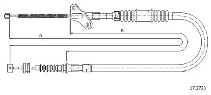 Трос CABOR 17.2723