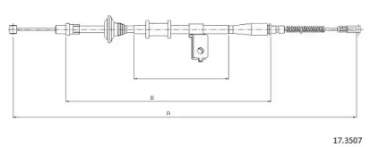 Трос CABOR 17.3507