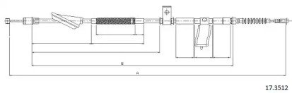 Трос CABOR 17.3512
