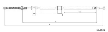 Трос CABOR 17.3531