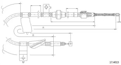 Трос CABOR 17.4015