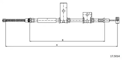 Трос CABOR 17.5014