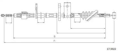 Трос CABOR 17.5022
