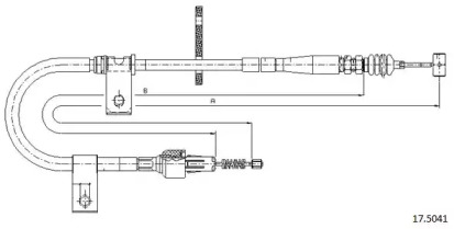 Трос CABOR 17.5041