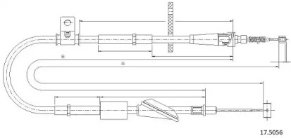 Трос CABOR 17.5056